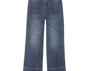 INSTANTFUNK★Zipper Ponit Wide Denim Pants★露出ジッパー Amazon.com: ZLONGBOW Women's Mid-Rise Jean Zipper Wide Leg