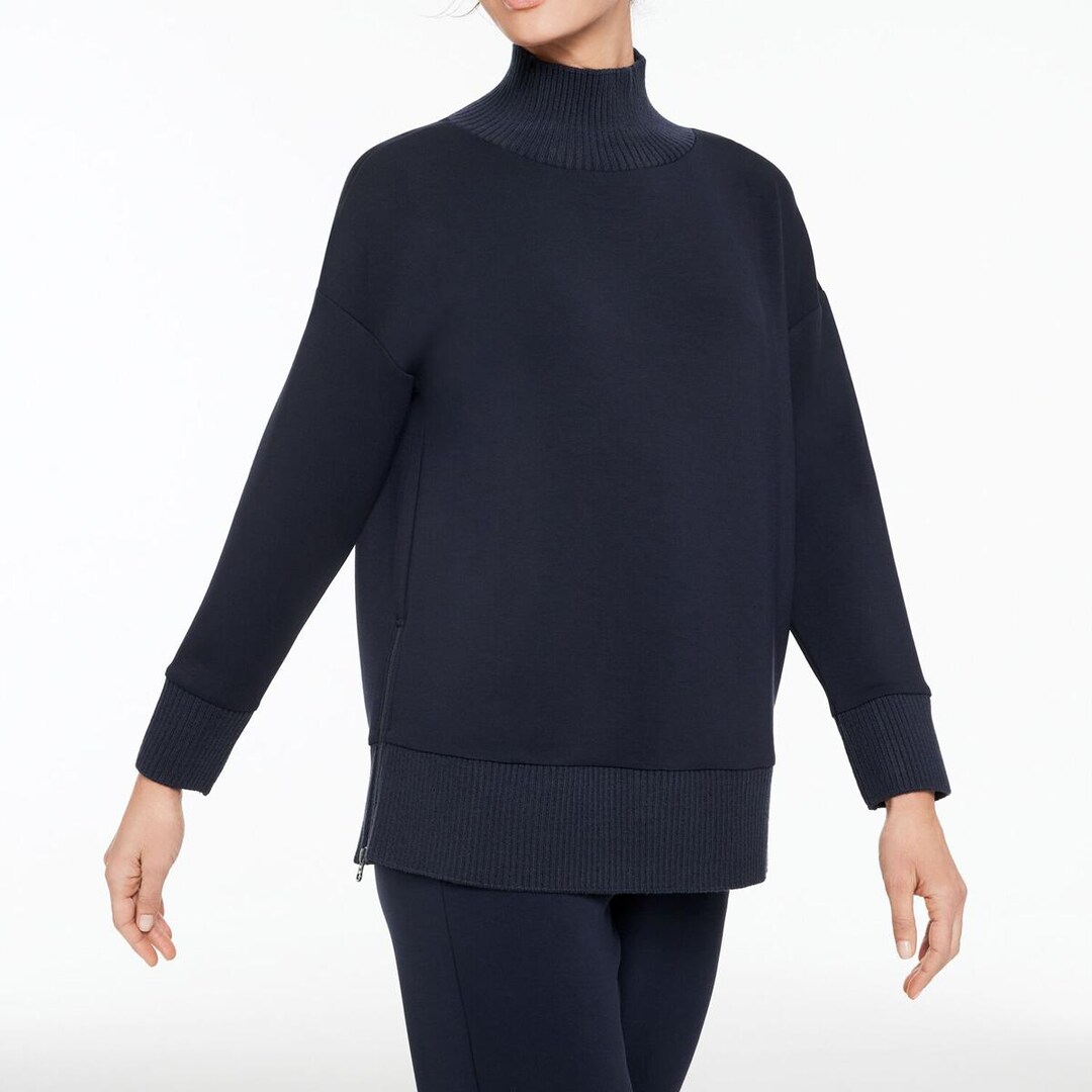 Talbots Tunic NWT Talbots Spring 2026 Airknit Stretch Turtleneck Tunic Pullover ...
