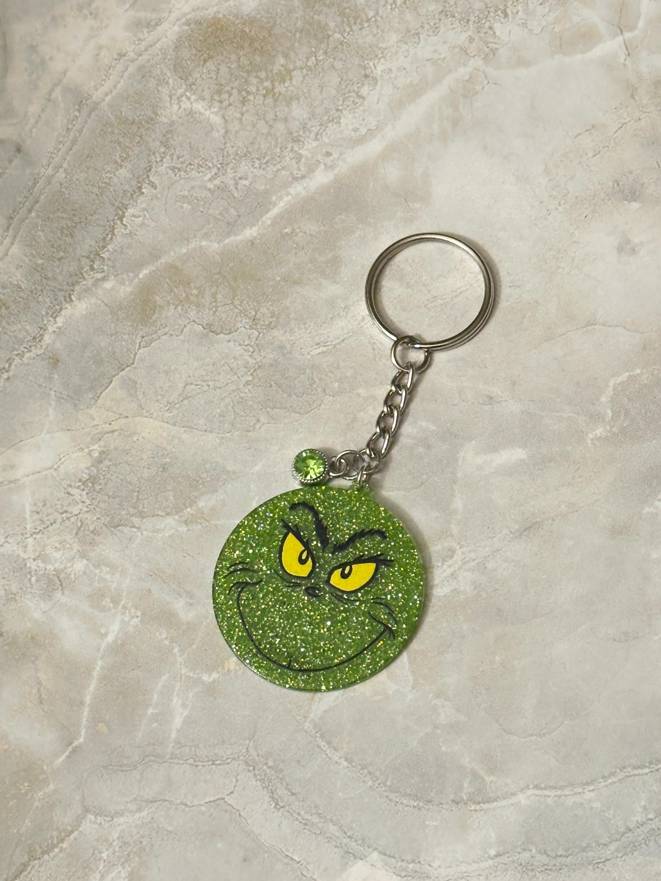 Grinch Purse Charm