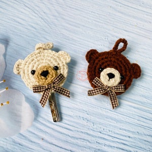 Schattige beer sleutelklep, tekenfilmsleutelcovers, schattige sleutelklep, kawaii sleutelklep, sleutelhanger, sleutelkapje, sleuteletui DIY, sleutelklep voor huissleutel, sleutelaccessoires