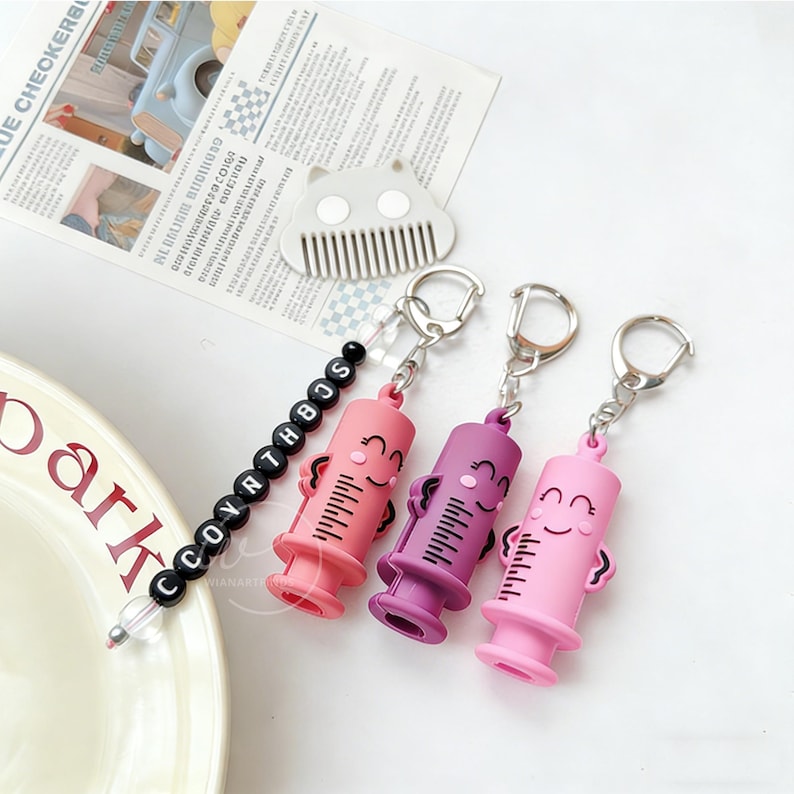 Syringe Keychain Personalized Ampule Breaker, Vial Breaker Tool, Nurse Tool Keychain ...