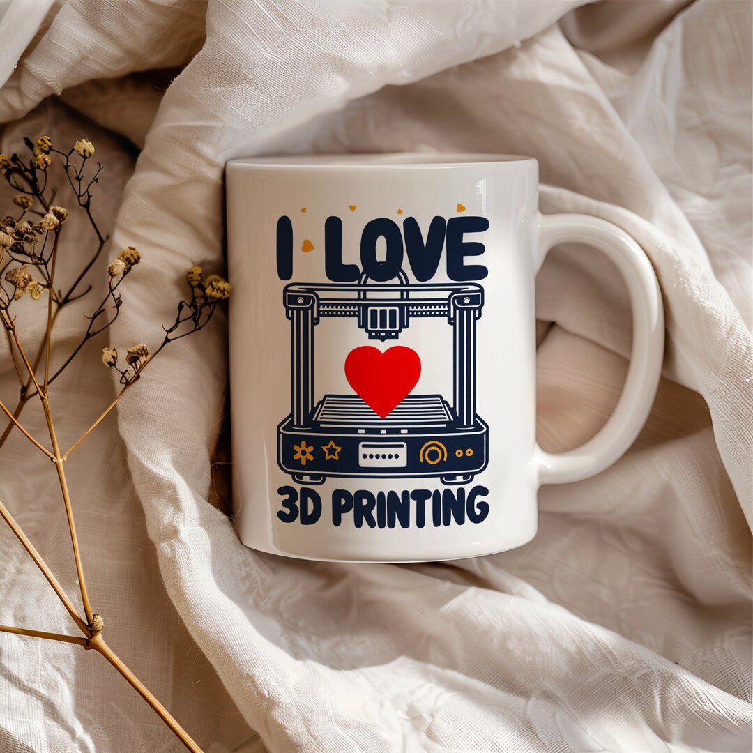 I LOVE 3D PRINTING Enthusiast Mug, 3D Printing Lover Mug, Mug, Coffee ...