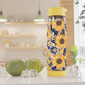 Sunflower Infuser Water Bottle