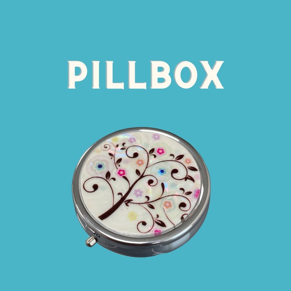 Decorative Pill Box Etsy