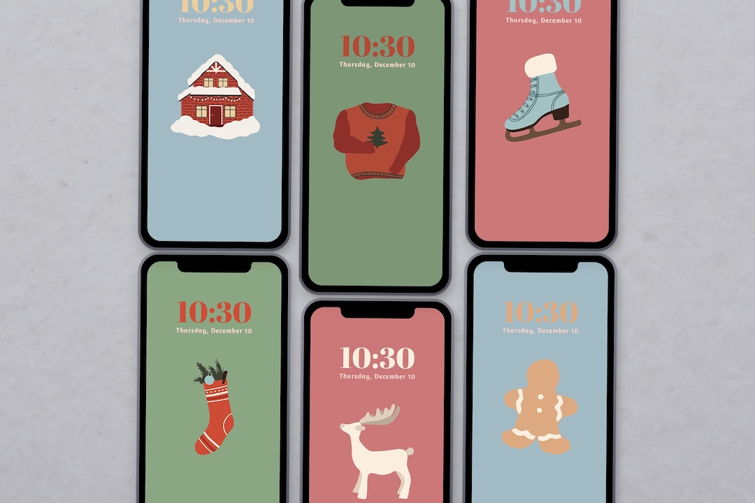 Christmas Wallpaper iPhone Wallpapers Soothing Minimalist Bundle Cell