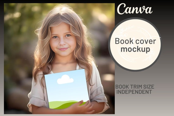 Children's Book Mockup: Canva Template for KDP Covers (Digital Download)