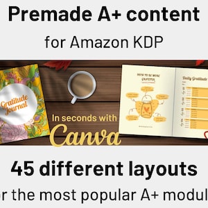 Maqueta de libro de KDP para A Plus Content, plantilla de Canva, maqueta de interior y portada de libro de 8,5 x 11, maqueta de libro de bolsillo de A+ Content