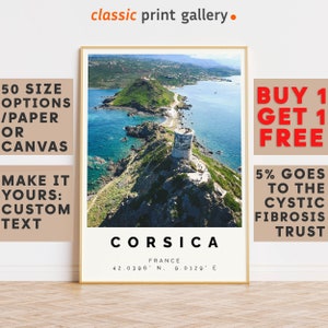 Corsica Poster Colorful Print, Corsica Wall Art, Corsica Photo Decor, Corsica Gift Travel Print,France,Office Wall Art,Travel Posters,7908