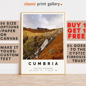 Cumbria Poster Colorful Print, Cumbria Wall Art, Cumbria Photo Decor, Cumbria Gift Travel Print,Cumbria,Birthday Gift,10799