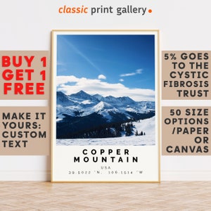 Ski Wall Art,Copper Mountain Print,Copper Mountain Wall Art,Copper Mountain BW Poster,Winter Travel,Skiing Gift,Skiing Art Usa 14872