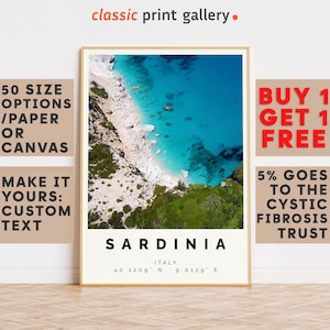 Sardinia Poster Colorful Print, Sardinia Wall Art, Sardinia Photo Decor, Sardinia Gift Travel Print,Italy,Travel Art,8608