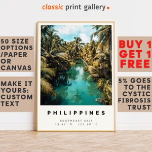 Philippines Poster Colorful Print, Philippines Wall Art, Philippines Photo Decor, Philippines Gift Travel Print,Large Wall Art,8773