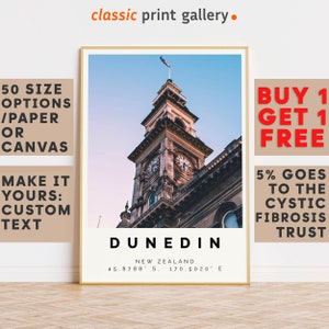 Dunedin Poster Colorful Print, Dunedin Wall Art, Dunedin Photo Decor, Dunedin Gift Travel Print,Gift Idea,9998