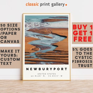 Newburyport Poster Colorful Print, Newburyport Wall Art, Newburyport Photo Decor, Gift Travel Print,Massachusetts,Travel Wall Art,9627