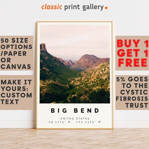 Big Bend Poster Colorful Print, Big Bend Wall Art, Big Bend Photo Decor, Big Bend Gift Travel Print,Texas,Housewarming Gift,9797