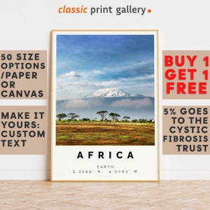Africa Poster Colorful Print, Africa Wall Art, Africa Photo Decor, Africa Gift Travel Print,Travel Poster Decor,9101