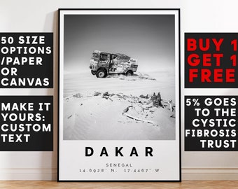 Dakar Print Black and White Photo, Dakar Wall Art, Dakar Travel Poster, Dakar Photo Print, Senegal,4671