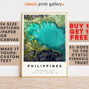 Philippines Poster Colorful Print, Philippines Wall Art, Philippines Photo Decor, Philippines Gift Travel Print,Poster Travel,8774