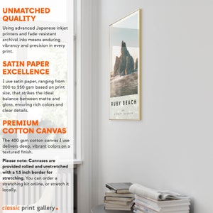 a white room with a poster and a stack of books