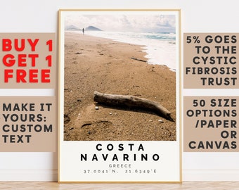Costa Navarino Print,Costa Navarino Wall Art,Costa Navarino BW Poster,Personalized Birthday Beach Travel Gift Coastal Greece 15527