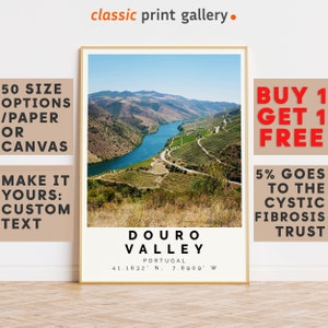Douro Valley Poster Colorful Print, Douro Valley Wall Art, Douro Valley Photo Decor, Portugal,Travel Posters,Tourism,7973