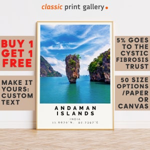 Andaman Islands Print,Andaman Islands Wall Art,Andaman Islands BW Poster,Personalized Birthday Beach Travel Gift Coastal India 15461