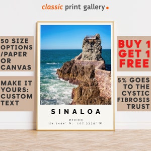 Sinaloa Poster Colorful Print, Sinaloa Wall Art, Sinaloa Photo Decor, Sinaloa Gift Travel Print,Travel Posters Preppy,8562