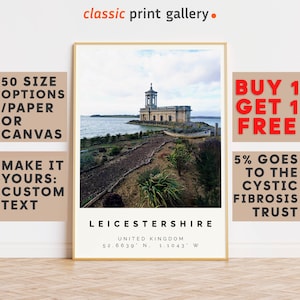 Leicestershire Poster Colorful Print, Leicestershire Wall Art, Leicestershire Photo Decor,Leicestershire,Vintage Art Print,10806