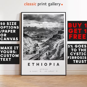 Ethiopia Poster Black and White Print, Ethiopia Wall Art, Ethiopia Photo Print, Ethiopia Gift Travel Decor,Africa,6219