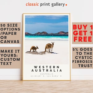Western Australia Poster Colorful Print, Western Australia Wall Art, Western Australia Photo Decor,Western Australia,Gift For Her,8937