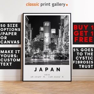 Japan Poster,Japan Print,Japan Decor, Wall Art,Japan, Anniversary Gift, City Poster, Architecture Wall Art, 4626