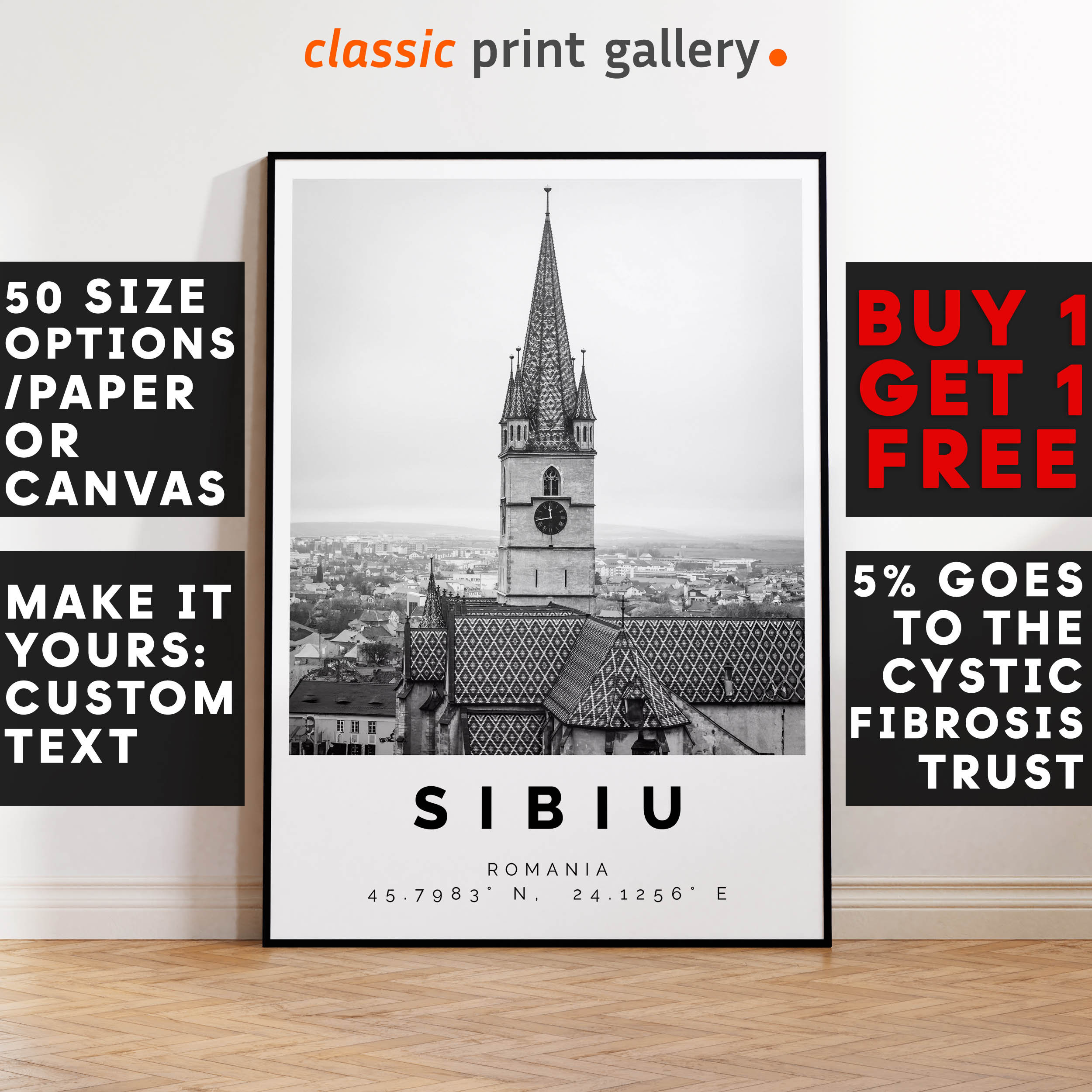  Sibiu Wall Art, Sibiu Print, Sibiu Wall Decor, Sibiu Photo,  Sibiu For Room, Hermannstadt, Transylvania, Romania, Europe,94: Posters &  Prints