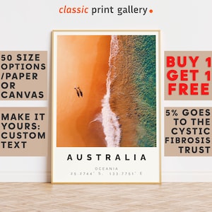 Australia Poster Colorful Print, Australia Wall Art, Australia Photo Decor, Australia Gift Travel Print,24x28, 20x30, 24x36,7639