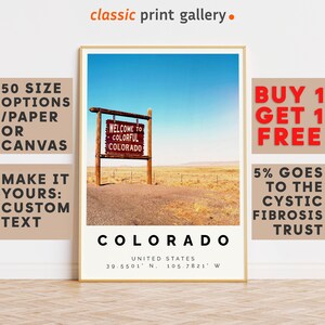 Colorado Poster Colorful Print, Colorado Wall Art, Colorado Photo Decor, Colorado Gift Travel Print,Holiday Art,7890