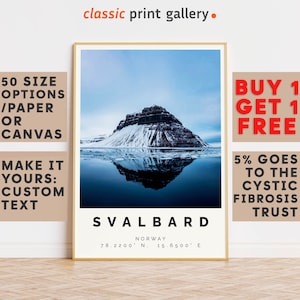 Svalbard Poster Colorful Print, Svalbard Wall Art, Svalbard Photo Decor, Svalbard Gift Travel Print,Travel Gift,Office Wall Art,9181