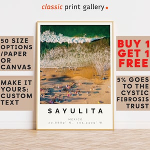 Sayulita Poster Colorful Print, Sayulita Wall Art, Sayulita Photo Decor, Sayulita Gift Travel Print,Nayarit,16x20, 18x24, 20x28,9922