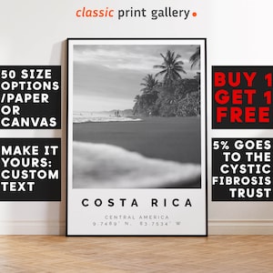 Costa Rica Poster, Costa Rica Print, Costa Rica Photo Travel, Travel Gift, Beach Poster, Sea Travel Art, Seaside Travel Print, 3325
