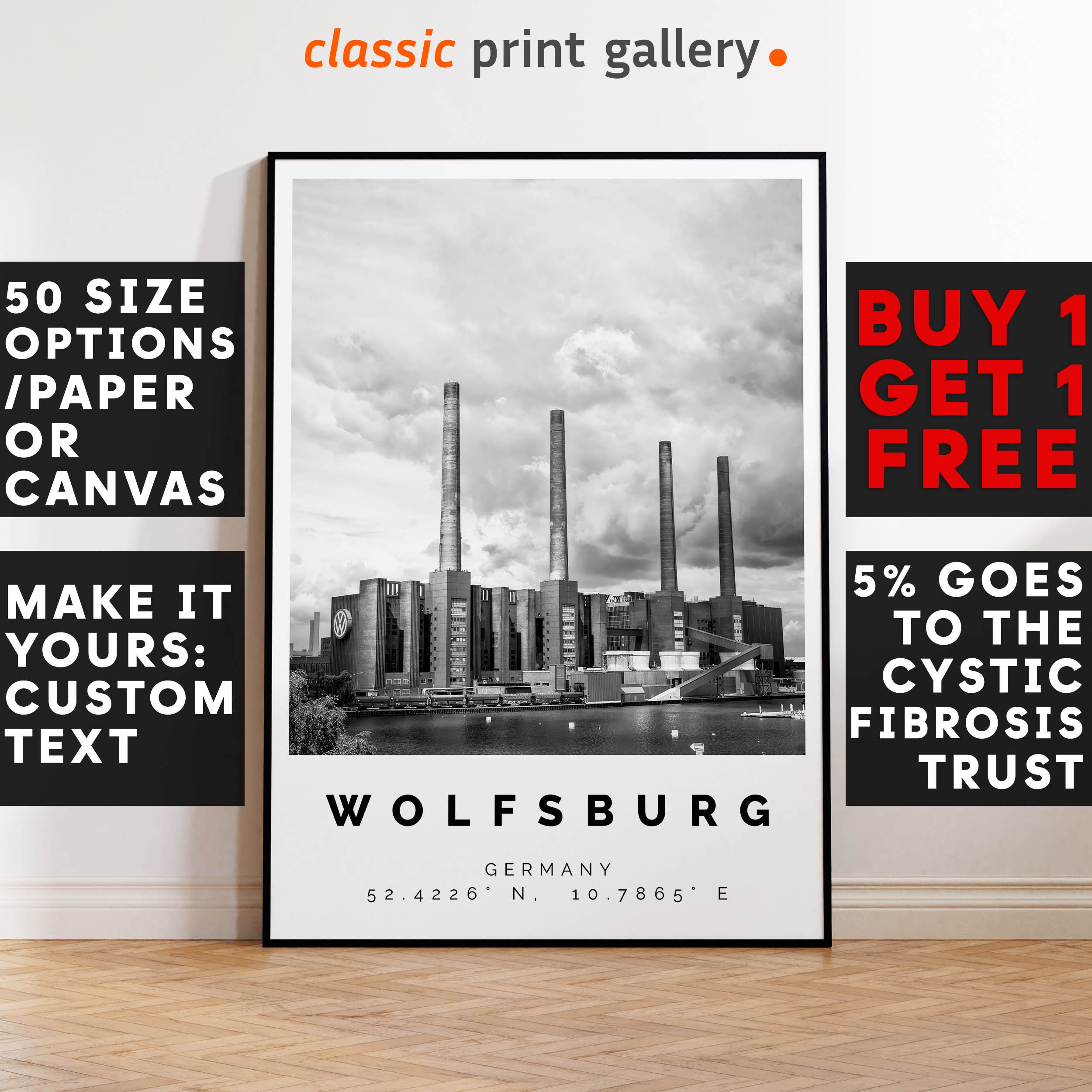 Art Wolfsburg Vfl Etsy - Israel