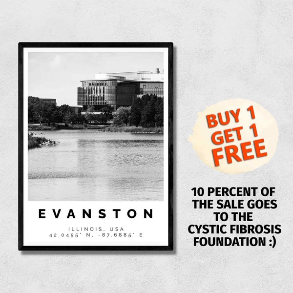 Evanston Print Etsy
