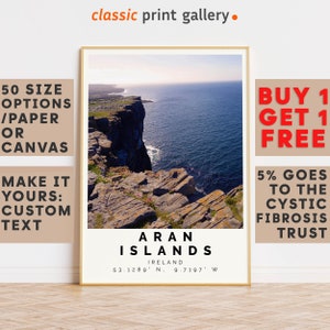 Aran Islands Poster Colorful Print, Aran Islands Wall Art, Aran Islands Photo Decor, Aran Islands Gift Travel Print,County Galway,7614