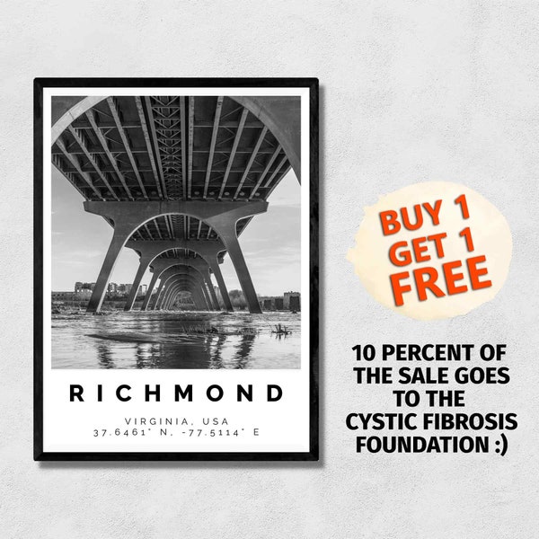 Richmond Poster Etsy