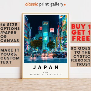 Japan Poster Colorful Print, Japan Wall Art, Japan Photo Decor, Japan Gift Travel Print,Office Wall Art,9073