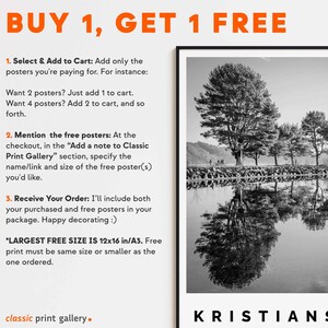 Kristiansand Poster Black and White Print, Kristiansand Wall Art, Kristiansand Travel Poster, Kristiansand Photo,Norway,5801 image 2