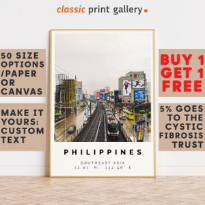 Philippines Poster Colorful Print, Philippines Wall Art, Philippines Photo Decor, Philippines Gift Travel Print,Travel Posters,8772