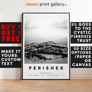 Ski Wall Art,Perisher Print,Perisher Wall Art,Perisher Black and White Poster,Winter Travel Present,Mountain Wall Art,Australia 14850a