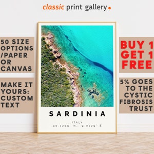 Sardinia Poster Colorful Print, Sardinia Wall Art, Sardinia Photo Decor, Sardinia Gift Travel Print,Italy,Travel Gift,8609