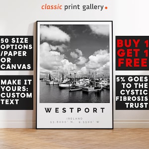 Westport Poster Black and White Print, Westport Wall Art, Westport Travel Photo, Westport Map, Connecticut Poster, Connecticut Print, 3872