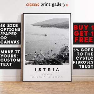 Istria Print Black and White Photo, Istria Wall Art, Istria Travel Poster, Istria Photo Print, Croatia Wall Art, Croatia Decor, 3632