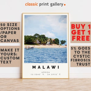 Malawi Poster Colorful Print, Malawi Wall Art, Malawi Photo Decor, Malawi Gift Travel Print,Africa,Travel Poster Decor,9297