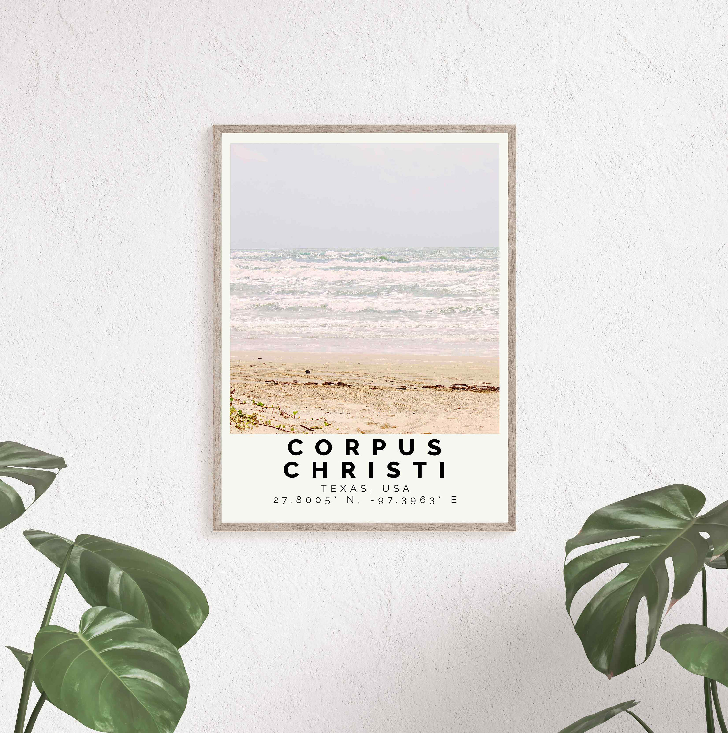 Corpus Christi Poster Colorful Print Corpus Christi Wall Art Etsy